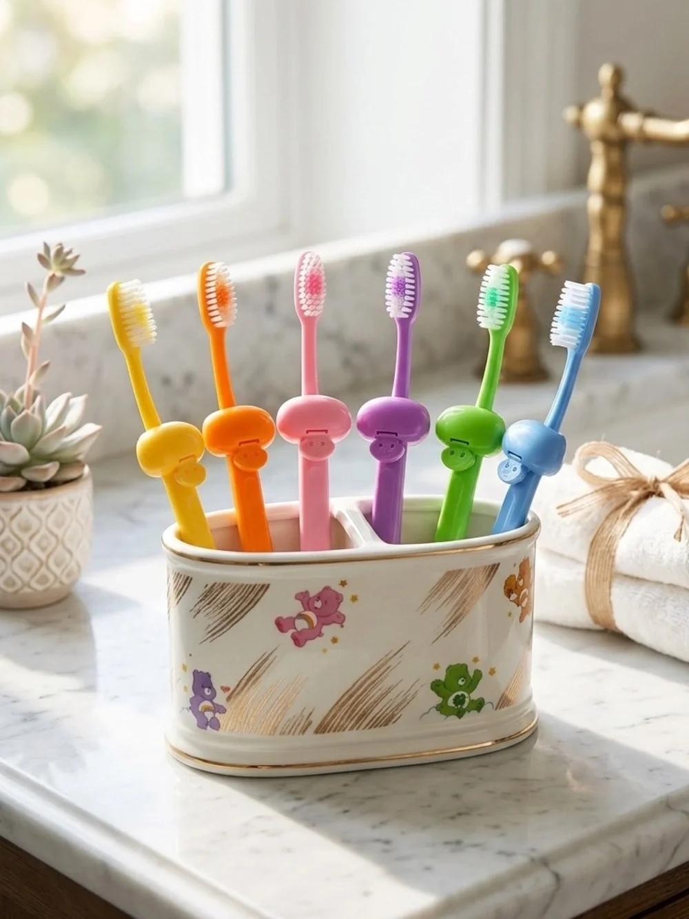 Care Bears 6 Toothbrush Protectors
